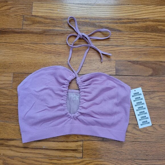 NWT URBAN OUTFITTERS | Cozy Up Seamless Convertible Bra Halter Top | Sz. M/L - Picture 5 of 9